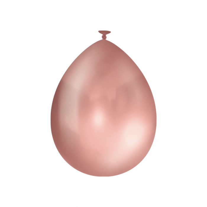 Rose Gouden Ballonnen Metallic 30cm 50st
