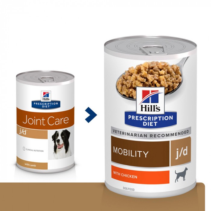 HILL'S Prescription Diet j/d Mobility en Boîtes au Poulet – Pâtée pour chien