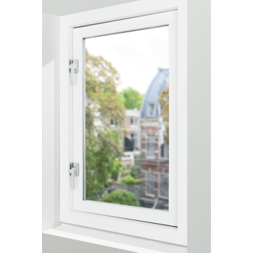 AXA Raamsluiting design met nok rechts aluminium