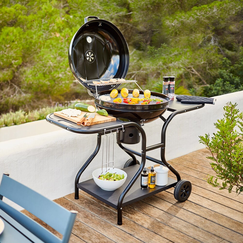 Barbecue à charbon noir Semaforo