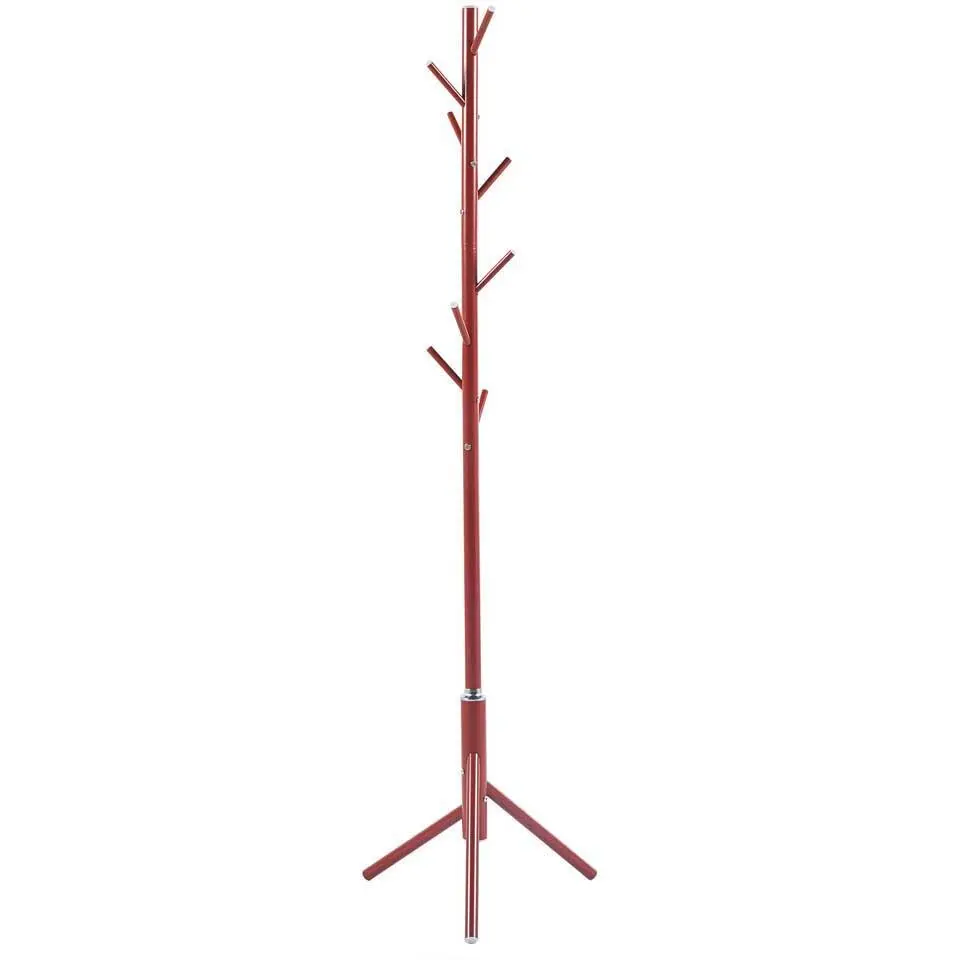 Rousseau Staande kapstok Kassie - Ø48 x 174 cm - Rood / Metaal