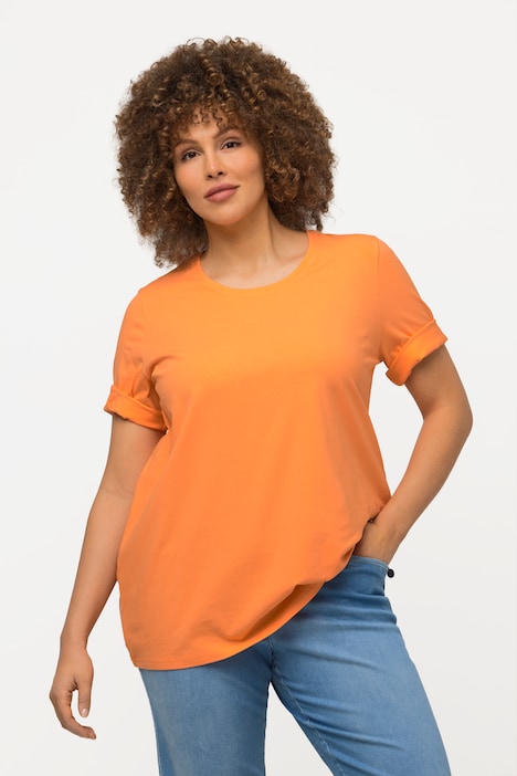 T-Shirt, A-Linie, Rundhalsausschnitt, Halbarm