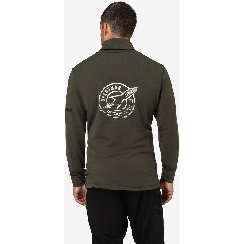 Super.Natural Herren Space260 Turtle Neck Longsleeve