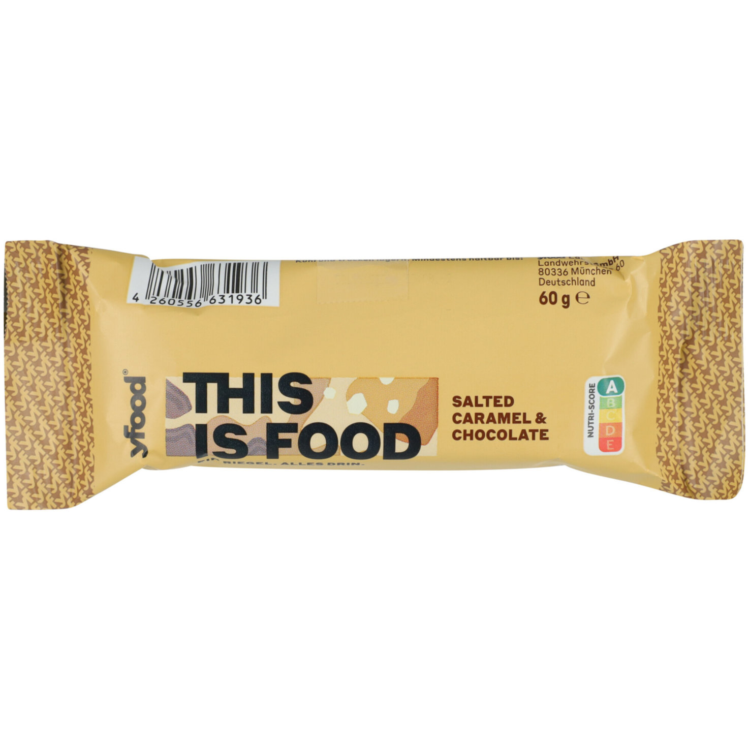 YFood Riegel Caramel & Chocolate