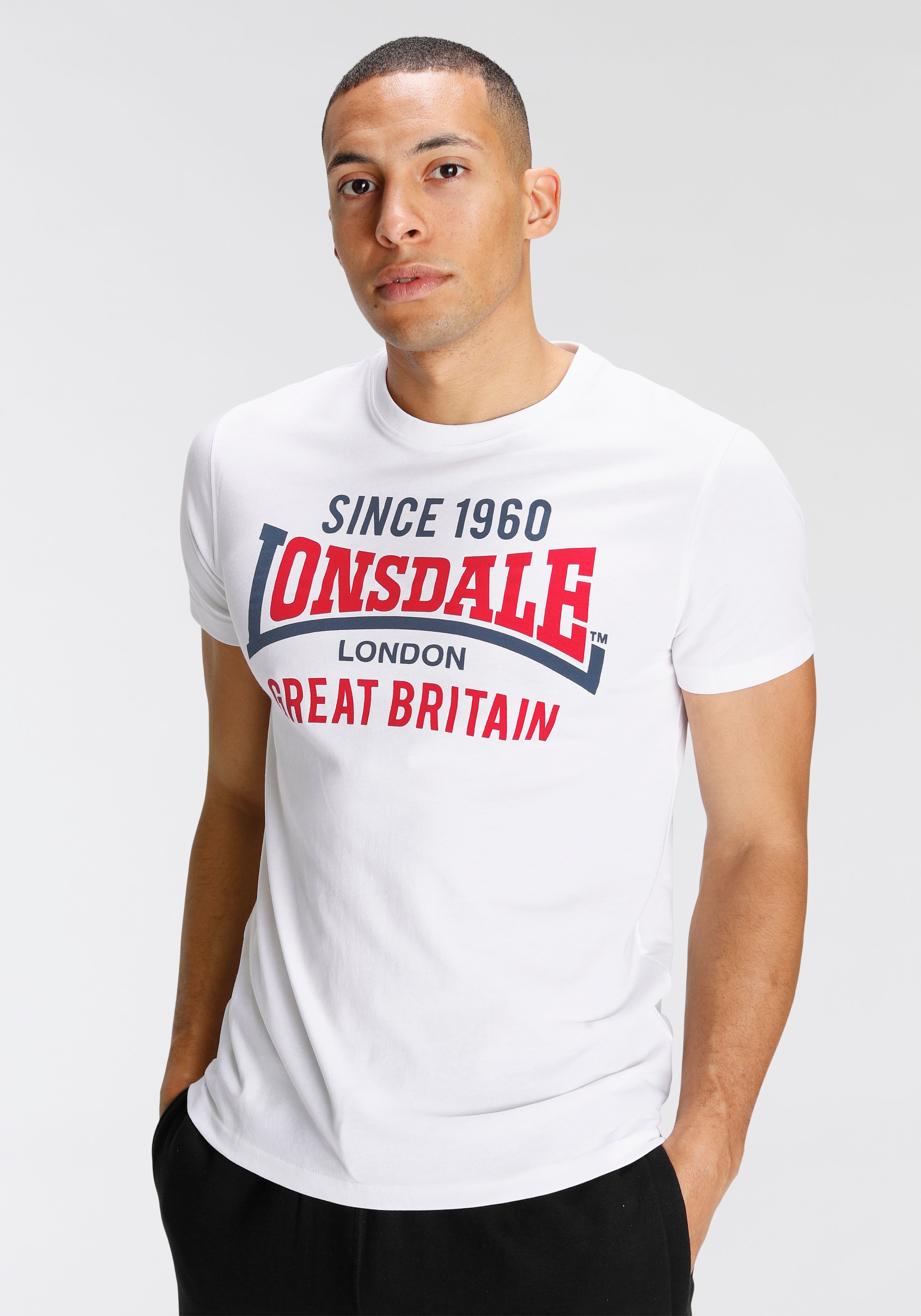 Lonsdale T-Shirt »COLLESSIE«, 2 Stk. Doppelpack