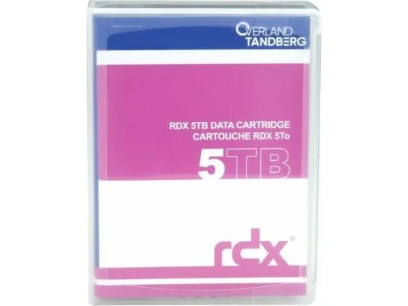 Overland-Tandberg 8862-RDX, RDX-patron, RDX, 5 TB, FAT32, NTFS, exFAT, ext4, Sort, 150 MB/s