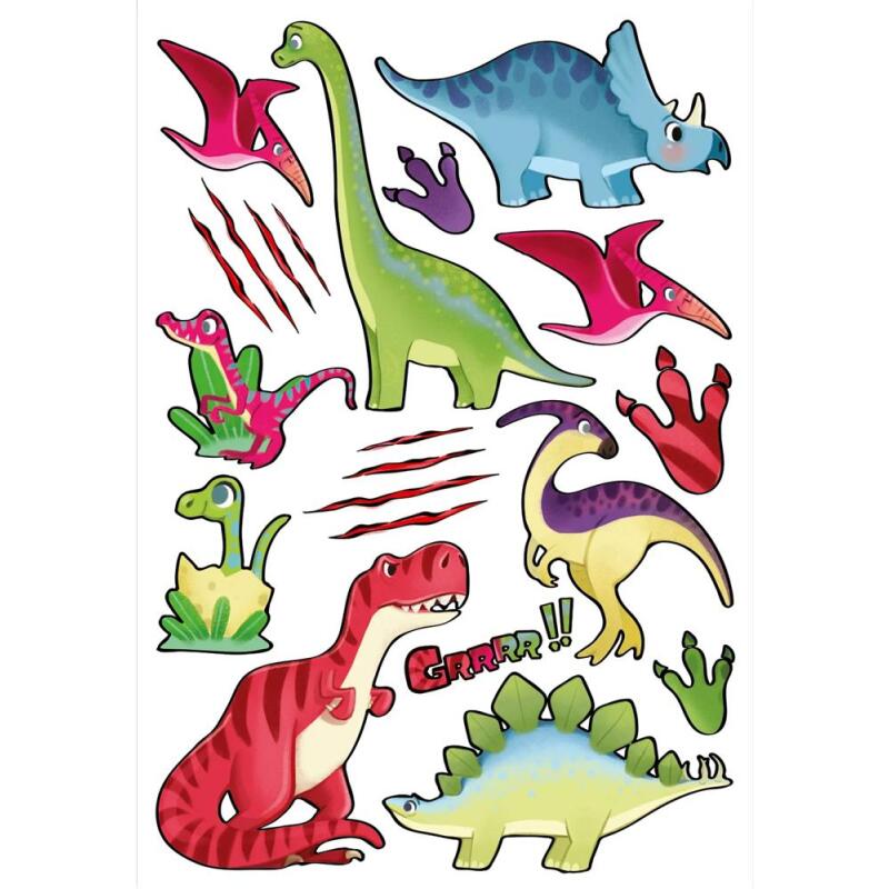 Tattoo Mania, Dinosaures - Multicolore