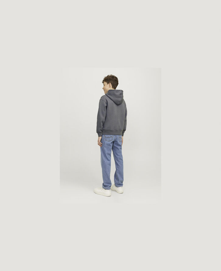 Jack & Jones JORVESTERBRO SWEAT HOOD NOOS JNR Iron gate/loose