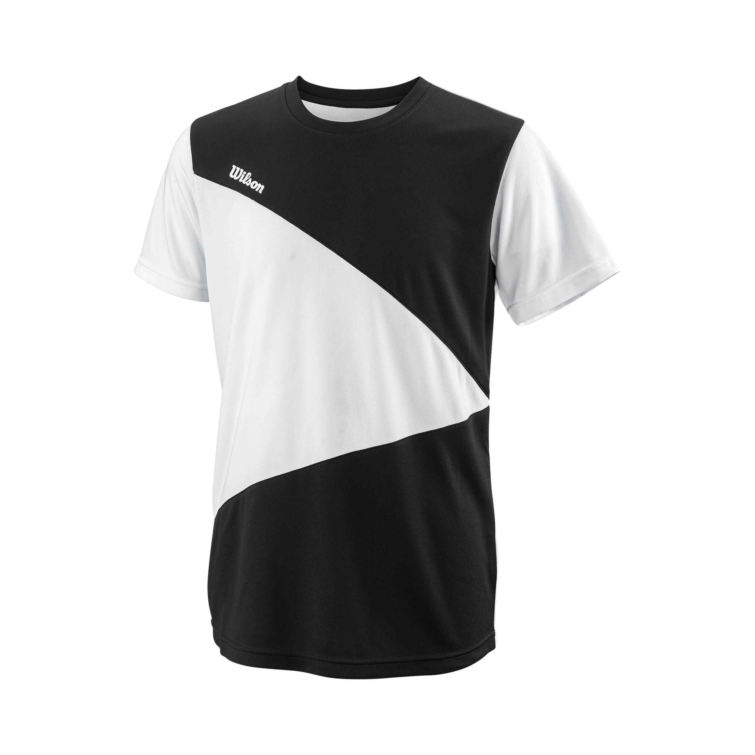 Wilson Team T-shirt Garçons - Noir , Blanc
