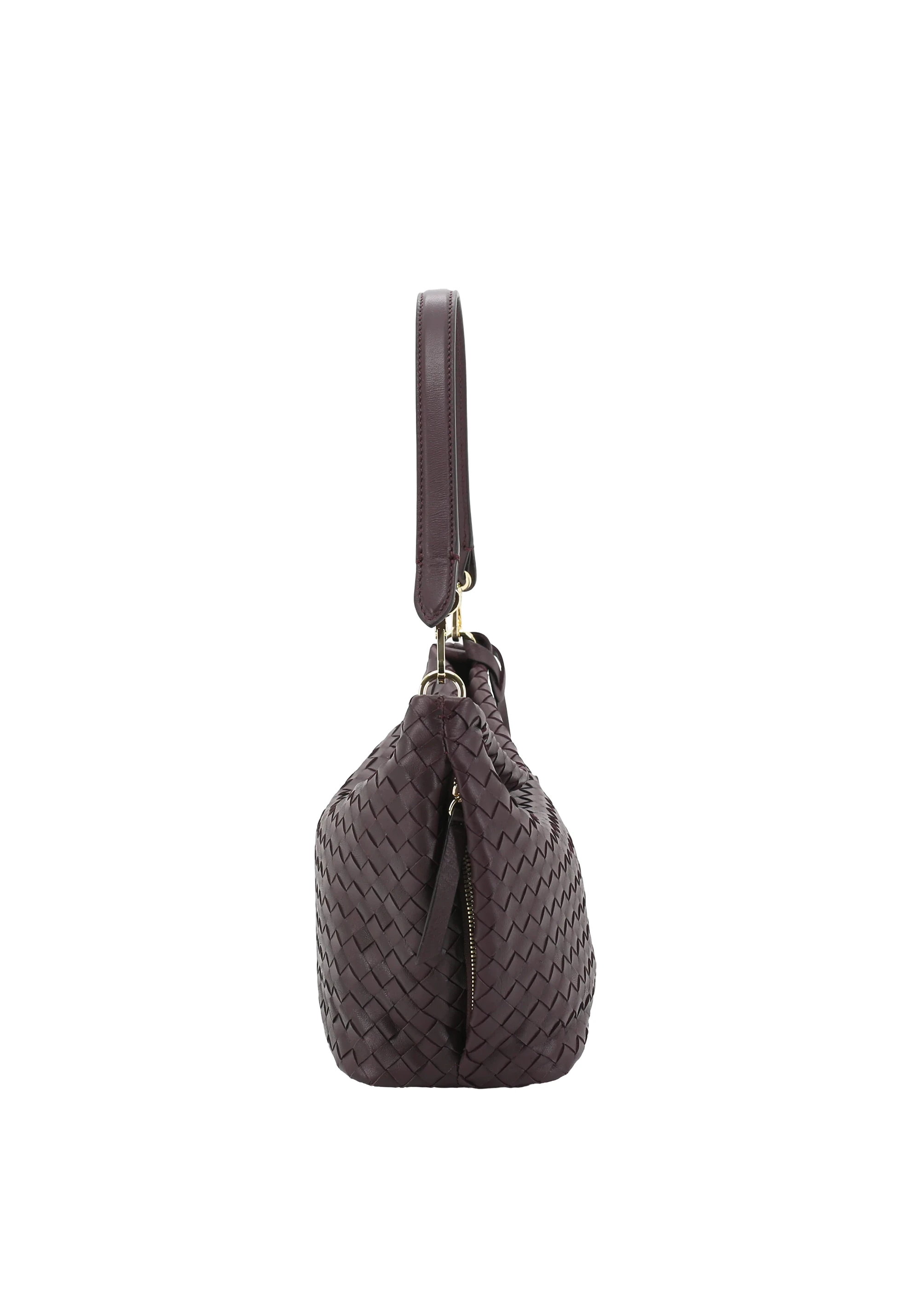 Hobo EBONY SMALL Leather Piuma Opaco Standard