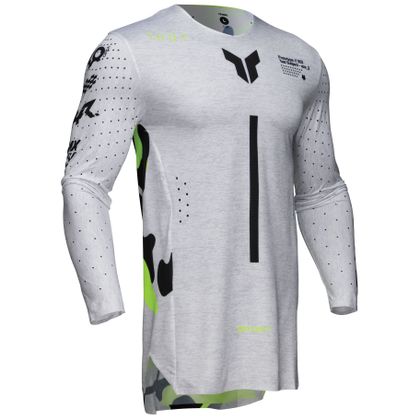 Maillot cross Thor SPORT RIOT 2025 - Blanc / Jaune