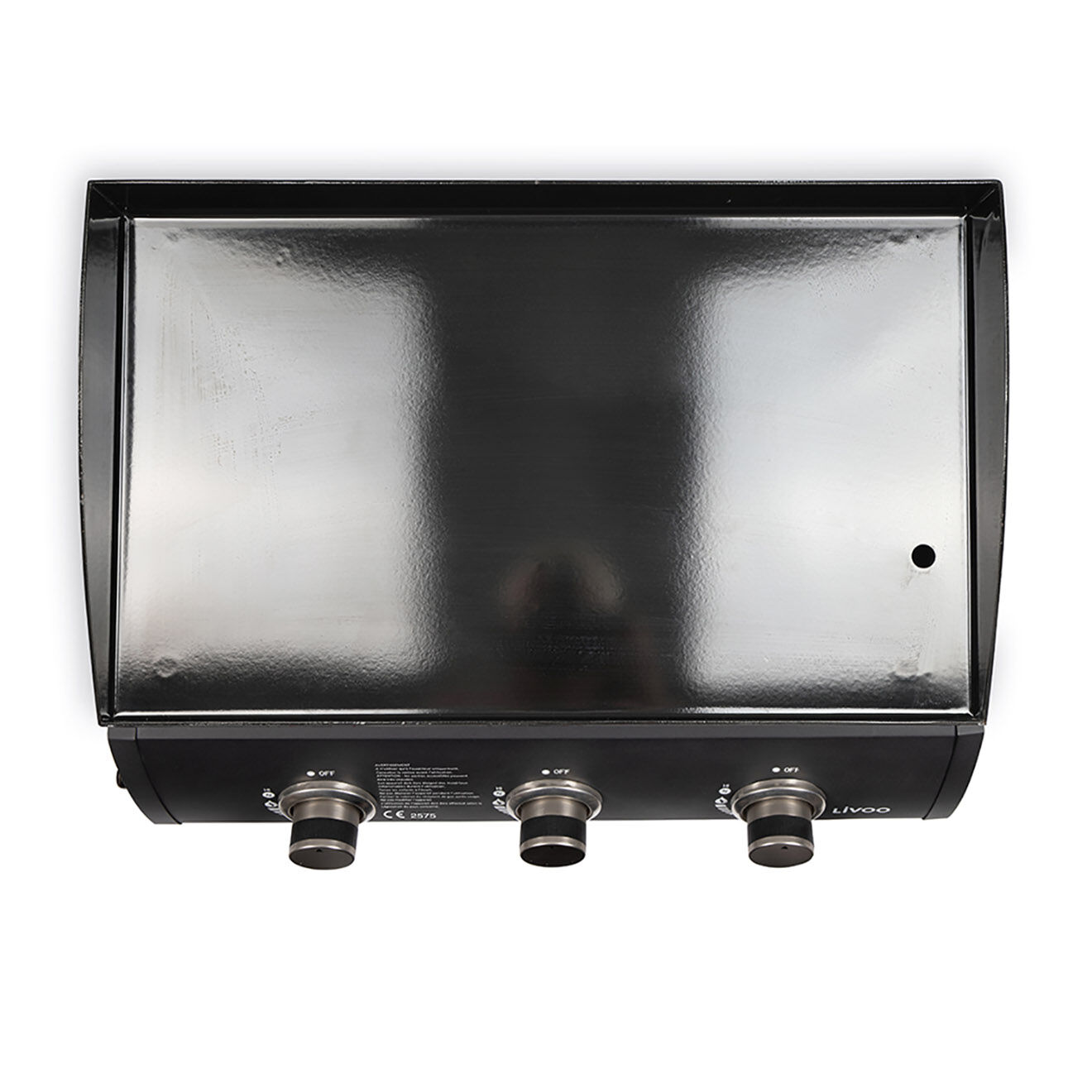 Livoo Plancha gaz 3 bruleurs noir/gris