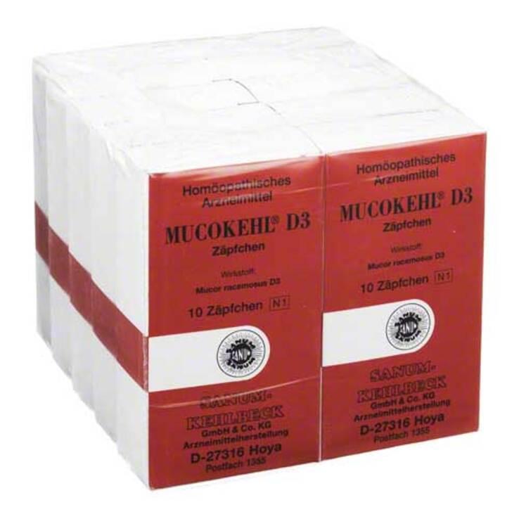 Mucokehl Suppositorien D 3, 10X10 St