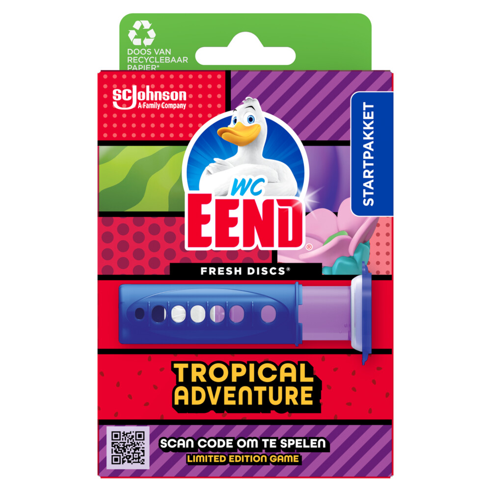WC Eend Fresh Discs Houder Tropical Adventure36 ml