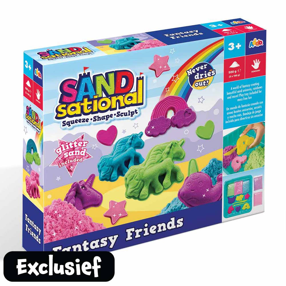 Sandsational fantasie vrienden magisch zand