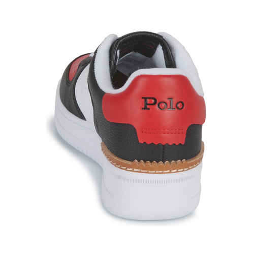 Polo Ralph Lauren - MASTERS CRT-SNEAKERS-LOW TOP LACE Negro / Blanco / Rojo