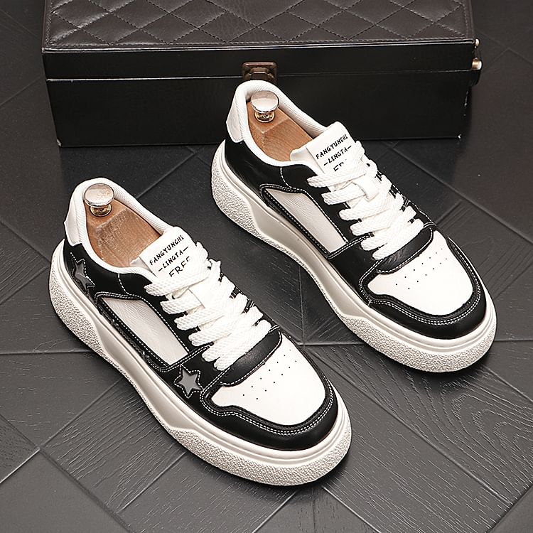 Mr Ozera - Platform Star Panel Sneakers