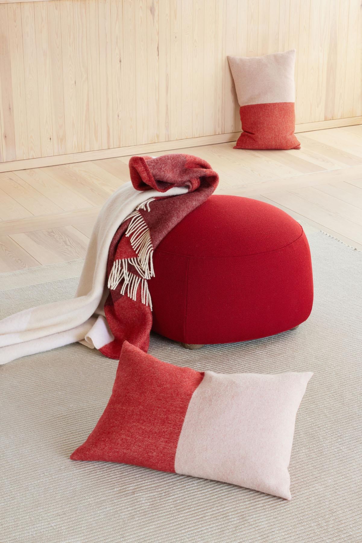 Echo Throw plaid 170x130 rood