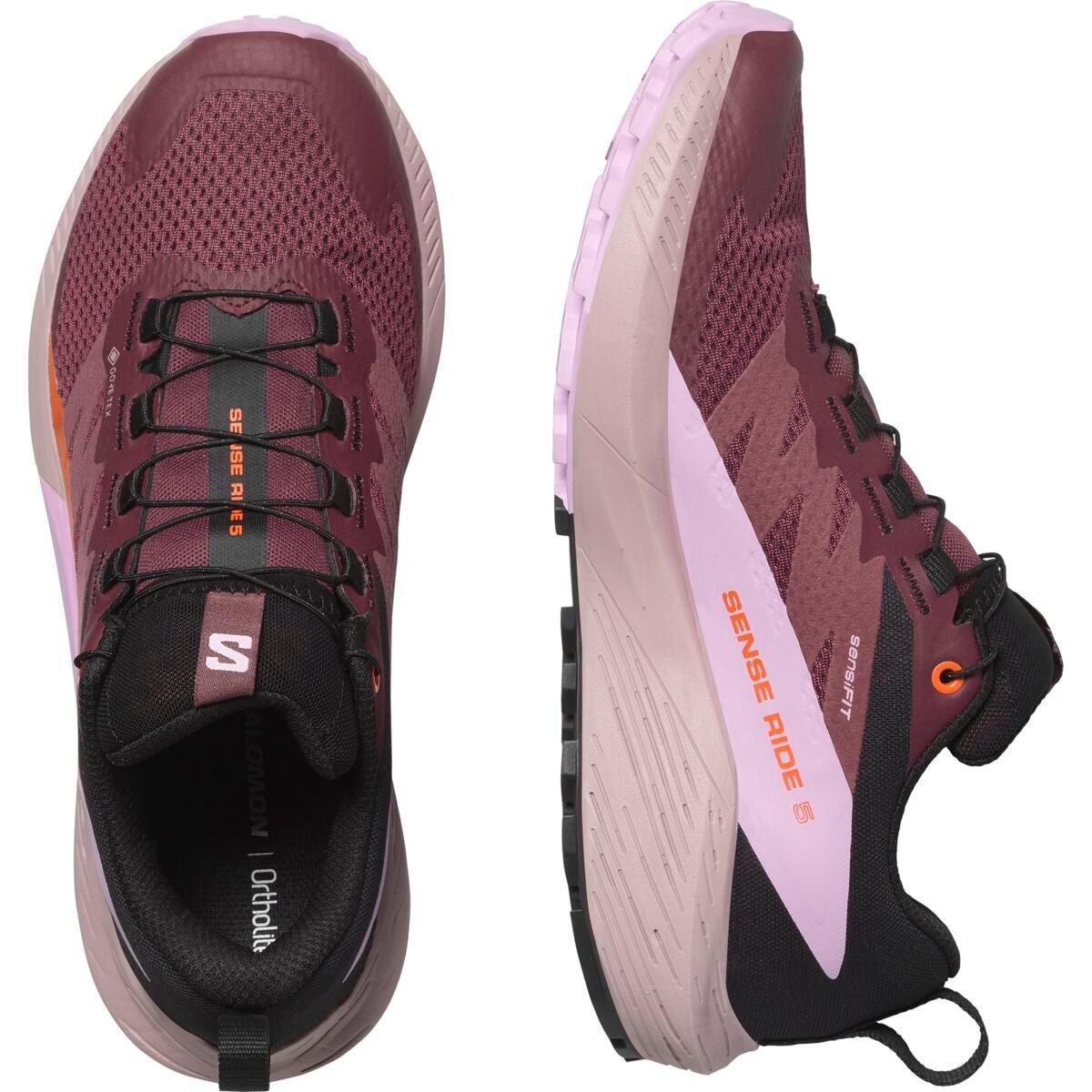 Salomon Sense Ride 5 GoreTex Womens Trail Running Shoes