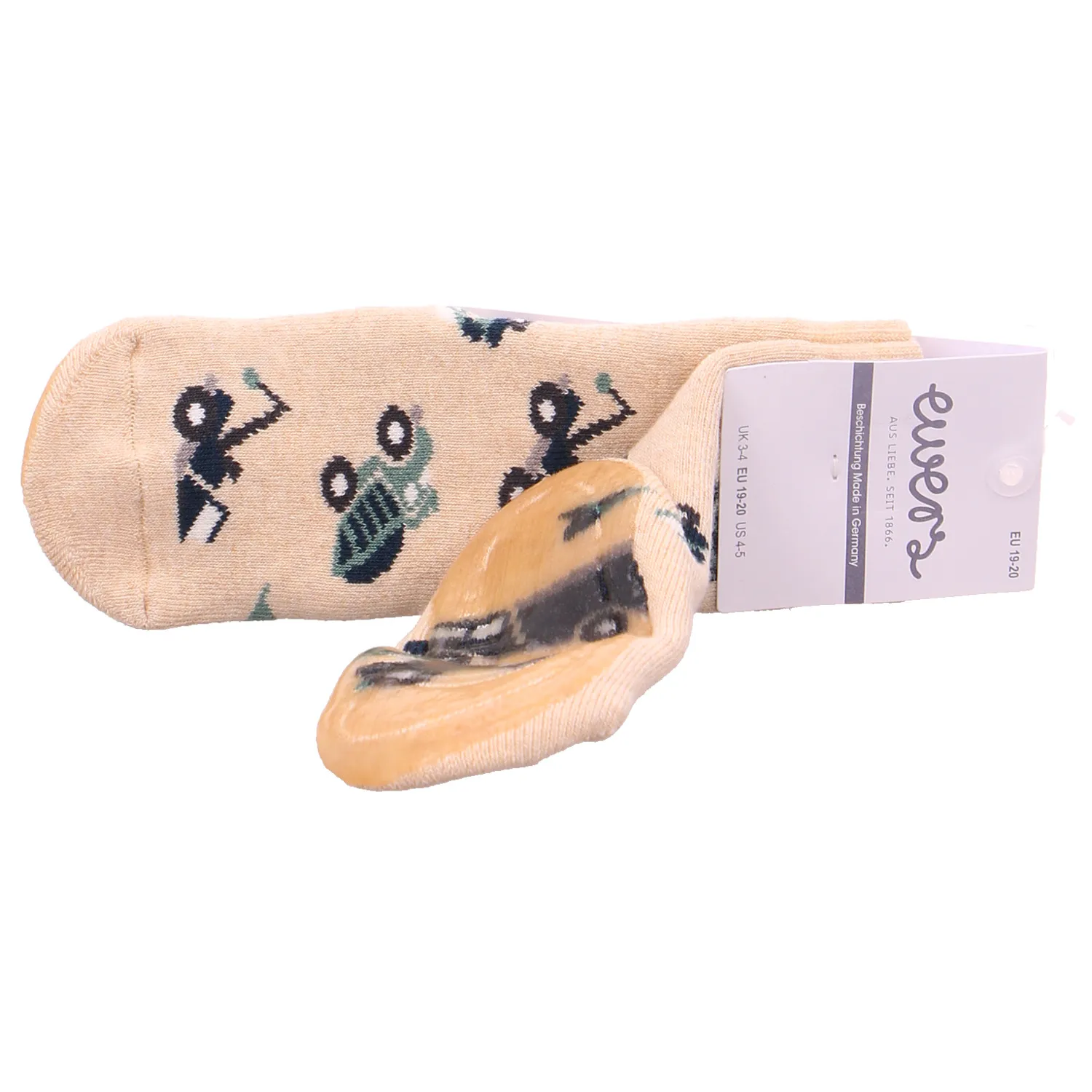 EWERS Antirutsch-Socken Offwhite Textil