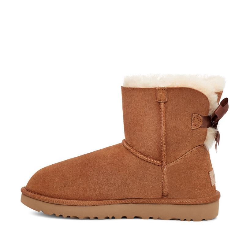 UGG  W Mini Bailey Bow bamsestøvler - Chestnut