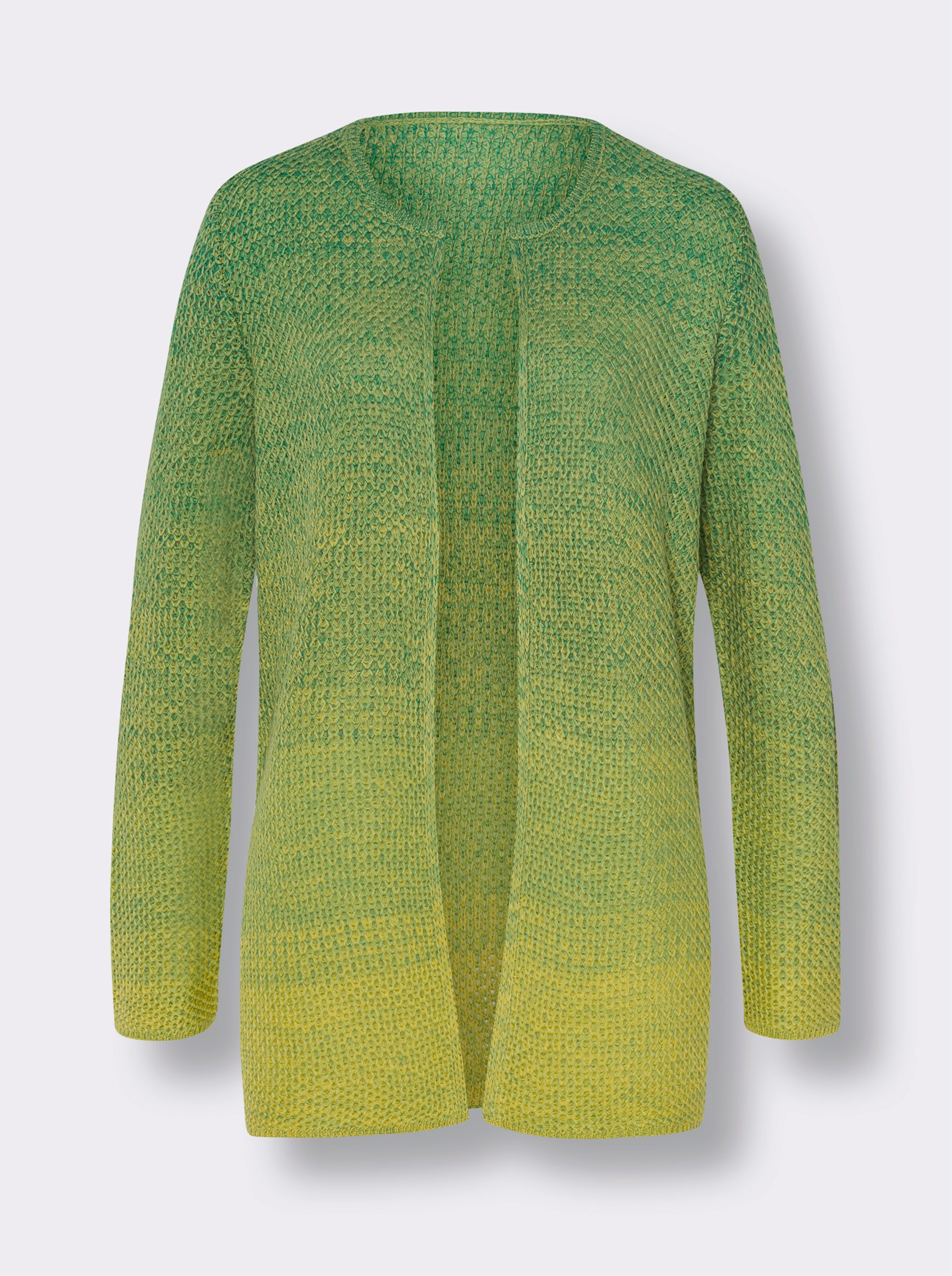 Long-Strickjacke