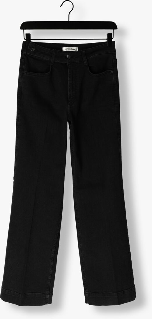 CO\\'COUTURE donkergrijze co'couture flared jeans jolene 70's jeans
