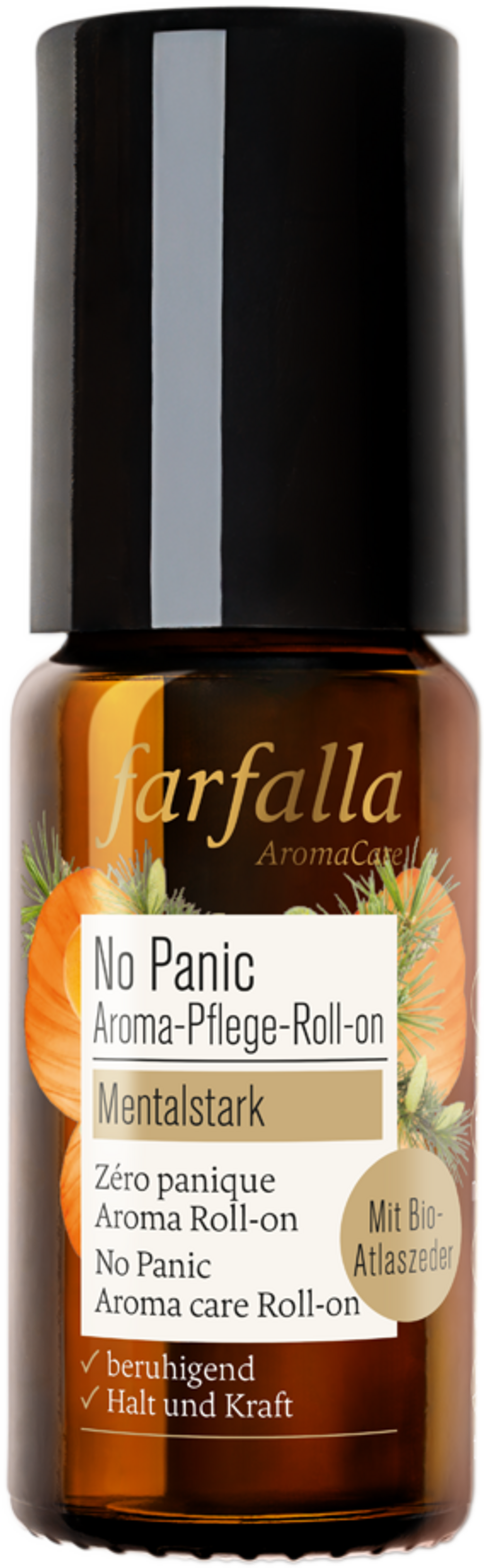 farfalla  Mentalstark No Panic Aroma-Pflege-Roll-on, 10 ml