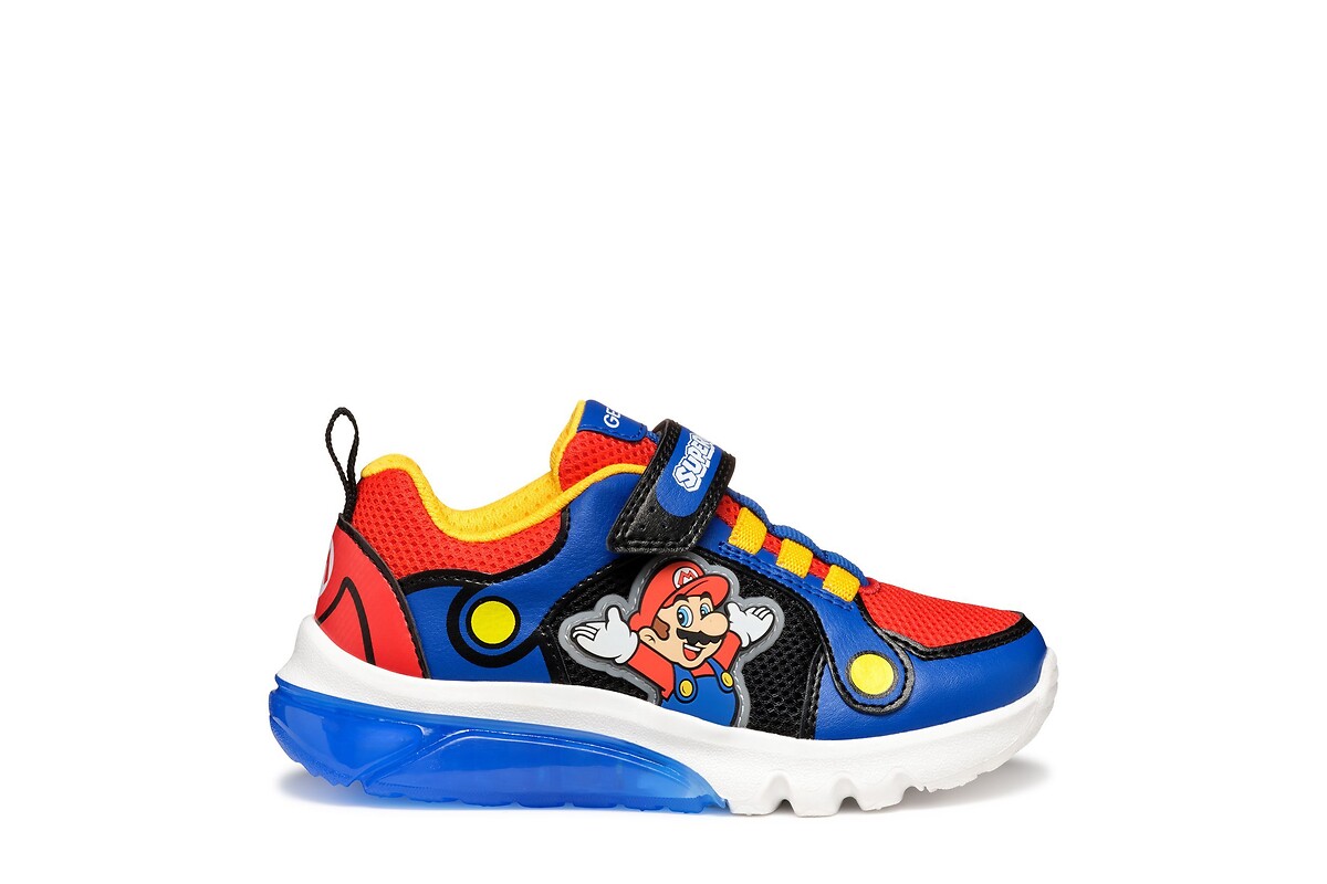 GEOX<br>Tênis respiráveis com LED, Ciberdron x Supermario