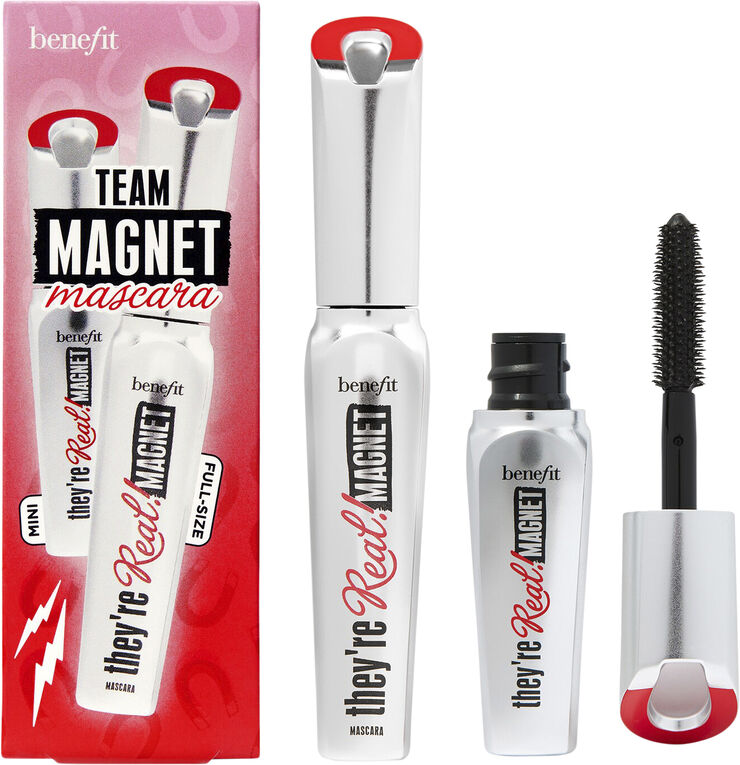 Benefit Cosmetics Team Magnet forlængende mascara sæt - Full-size & mini Theyre Real! Ma