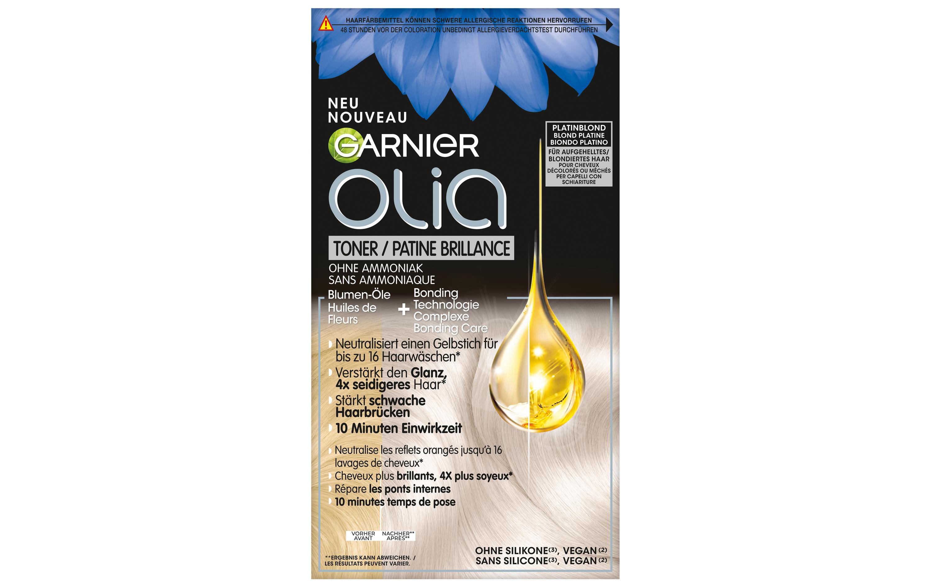 Olia 10.01 Toner PlatinblondHaartönung in kühlem Blond
