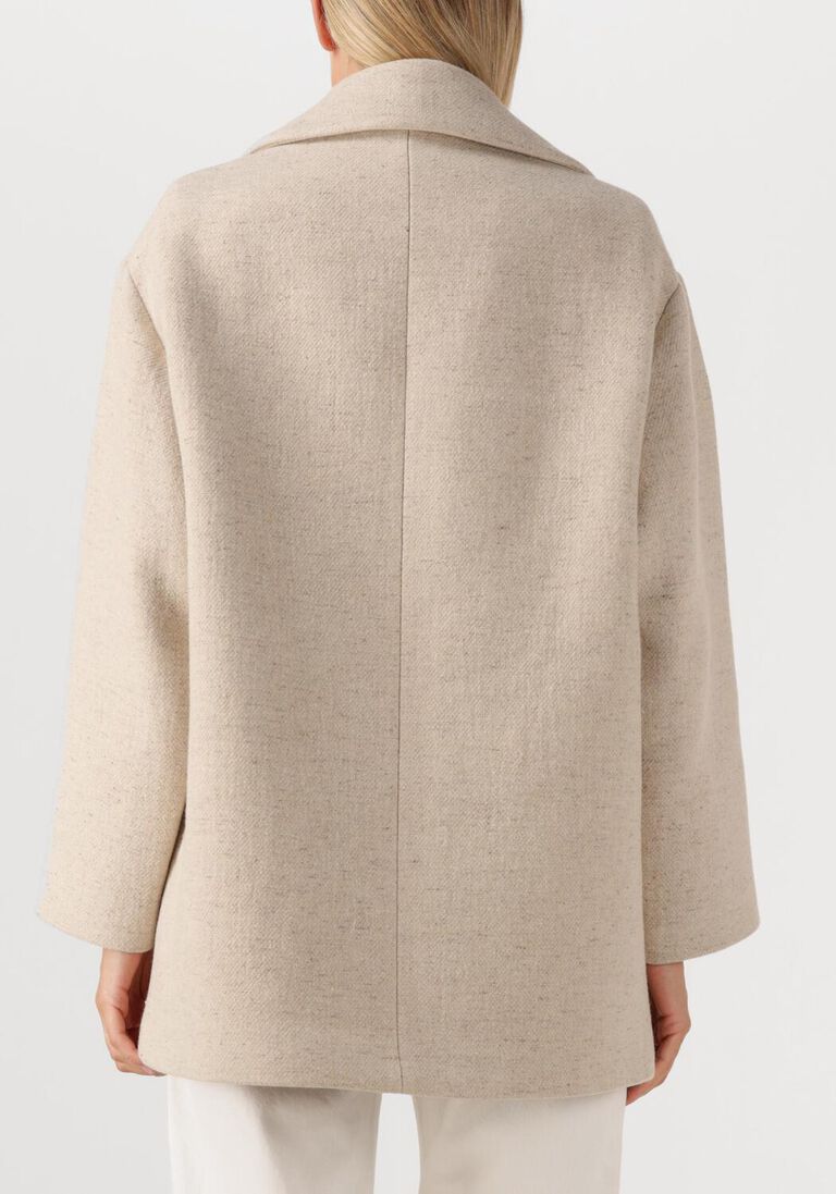 ecru elisabetta franchi trenchcoats coat