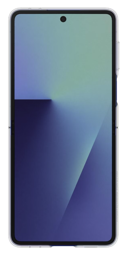 Galaxy Z Flip7 Silikon Cover Hülle mit Ring (EF-QF766CTEGWW) - Transparent