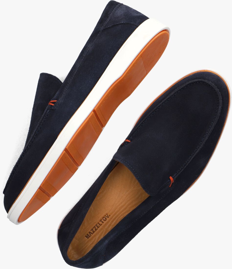 MAZZELTOV blauwe mazzeltov loafers 6118
