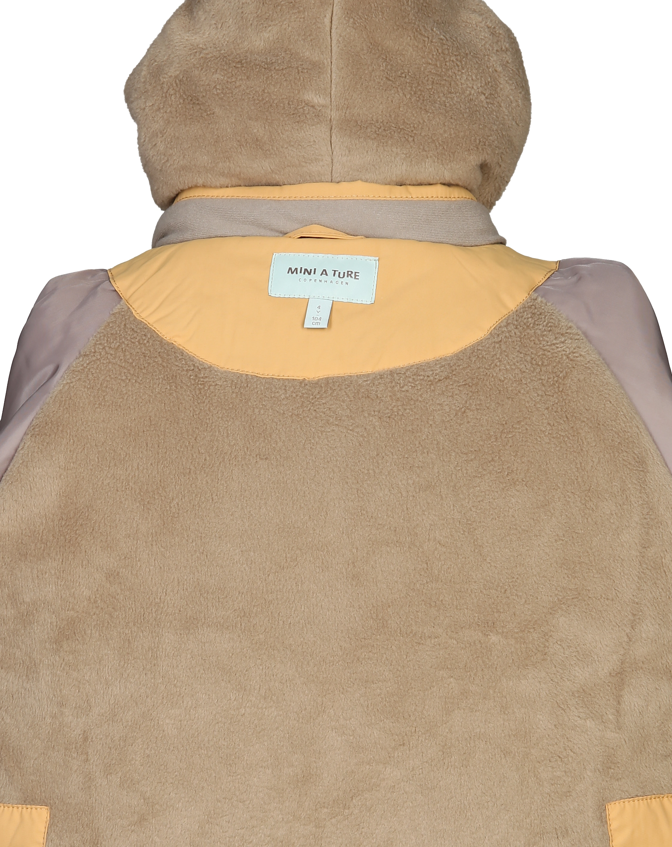 Winterjacke MATWANG mit Kunstfell in taffy yellow