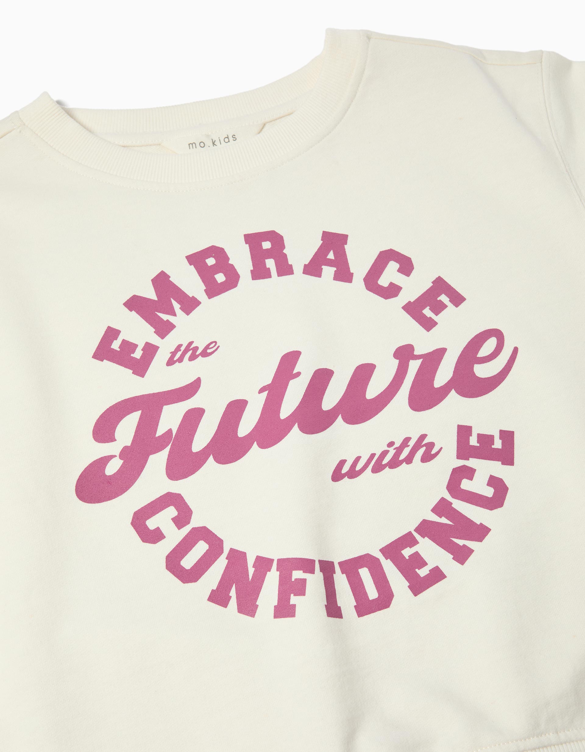 Conjunto de Jogging Felpa, Menina, Branco