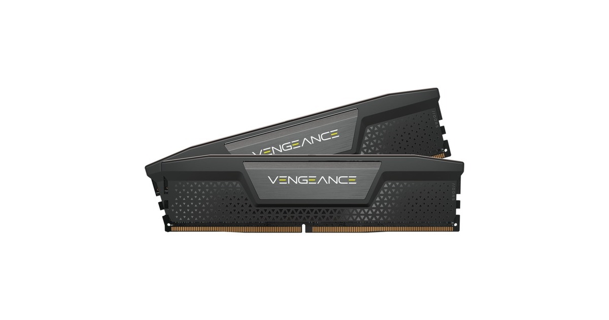Corsair32 GB DDR5-4800 Kit werkgeheugen  (Zwart, CMK32GX5M2A4800C40, Vengeance, XMP 3.0)