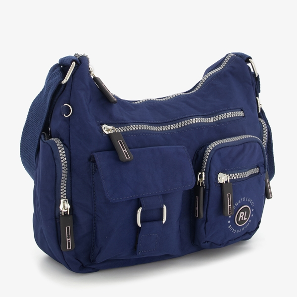 Renato Lucci dames schoudertas blauw