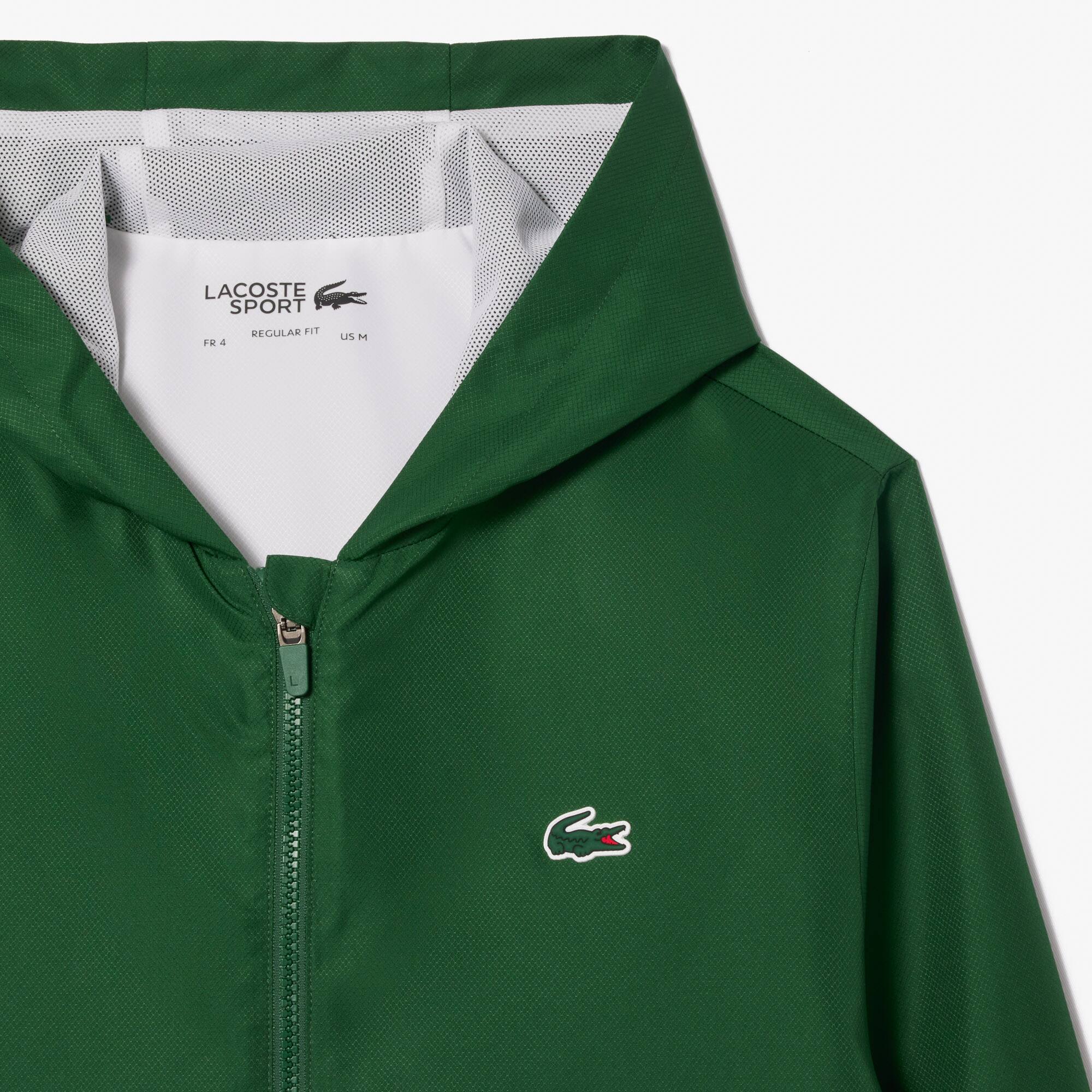 Tennis-Overall Colourblock Trainingsanzug-Sets - Grün - Lacoste - Herren