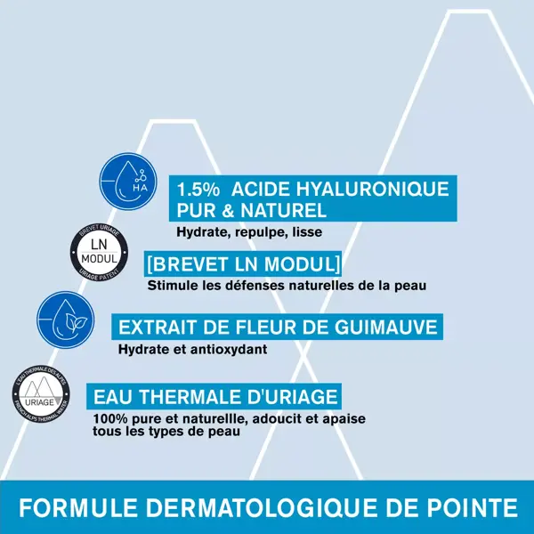 Uriage Eau Thermale Sérum Booster H.A Hydratant Lissant Repulpant 30ml