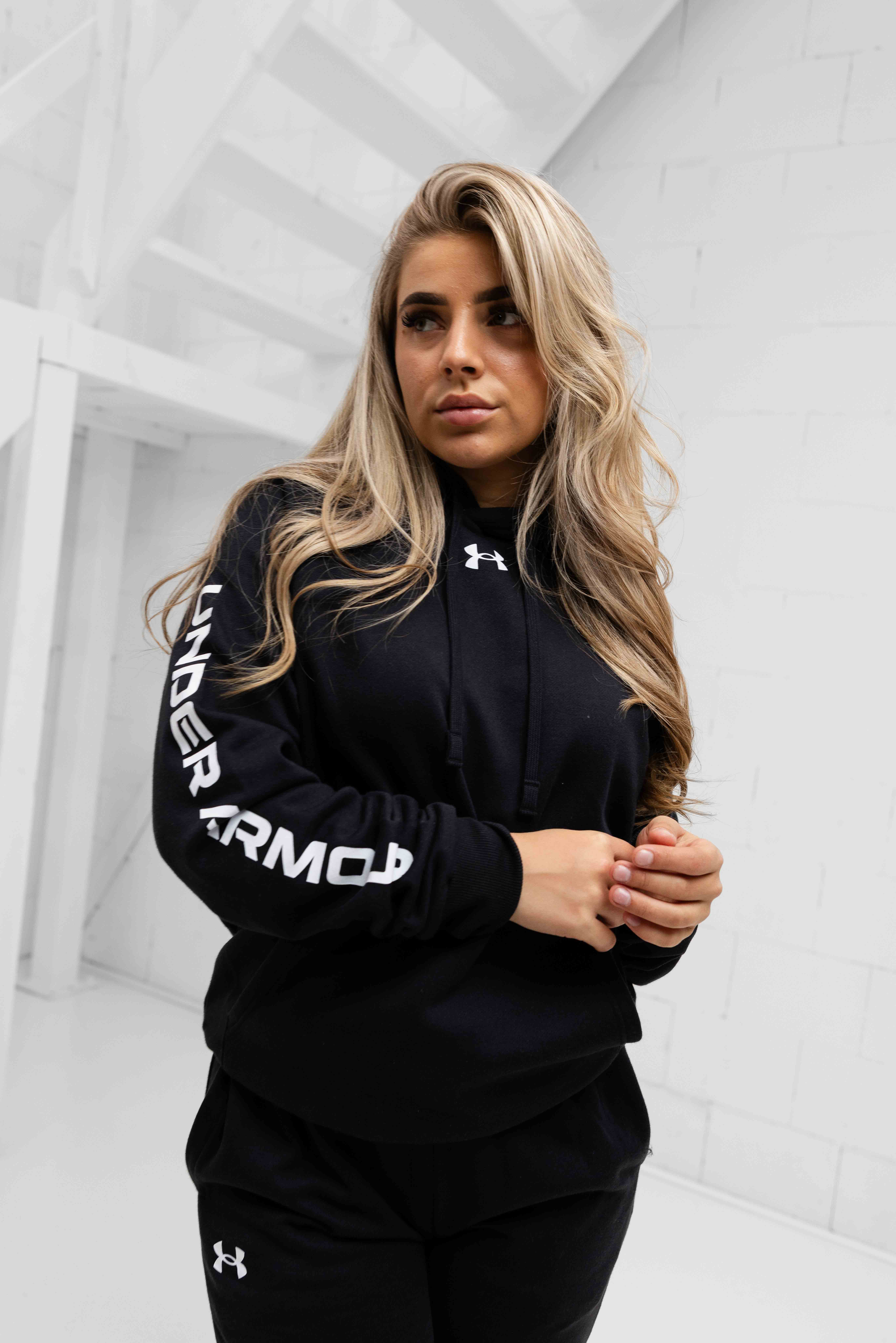 Under Armour Rival Fleece Trainingspak Dames Zwart