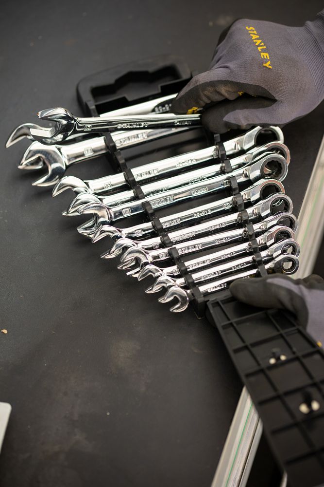 Stanley STMT82847-0 Rinsteeksleutelset met ratelring 12-delig