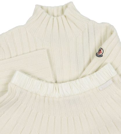Moncler S?t - Blåse/Nederdel - Uld - Natural