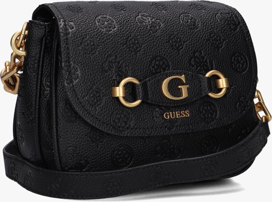 GUESS zwarte guess schoudertas izzy peony tri