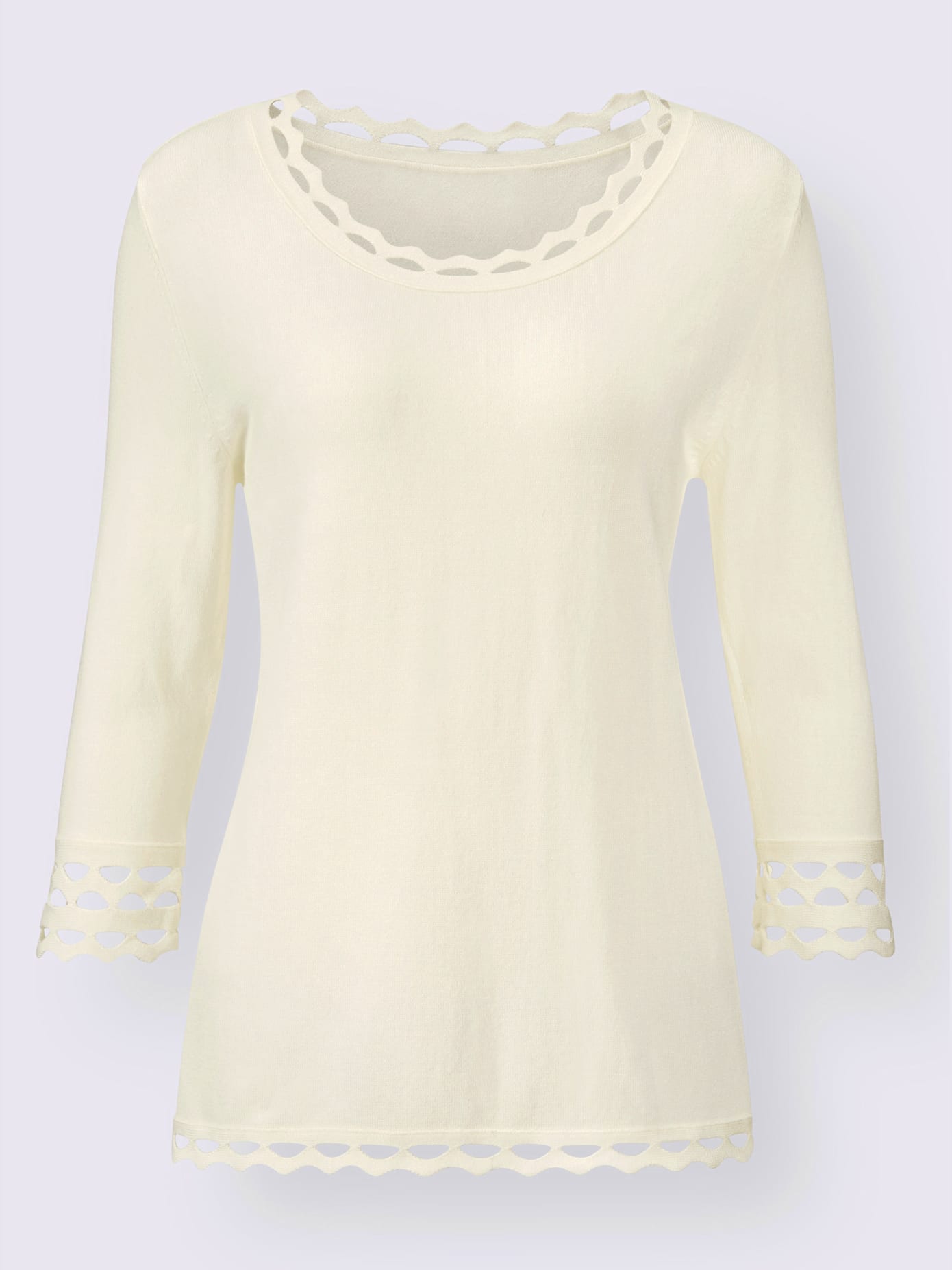 Pull à manches 3/4 viscose