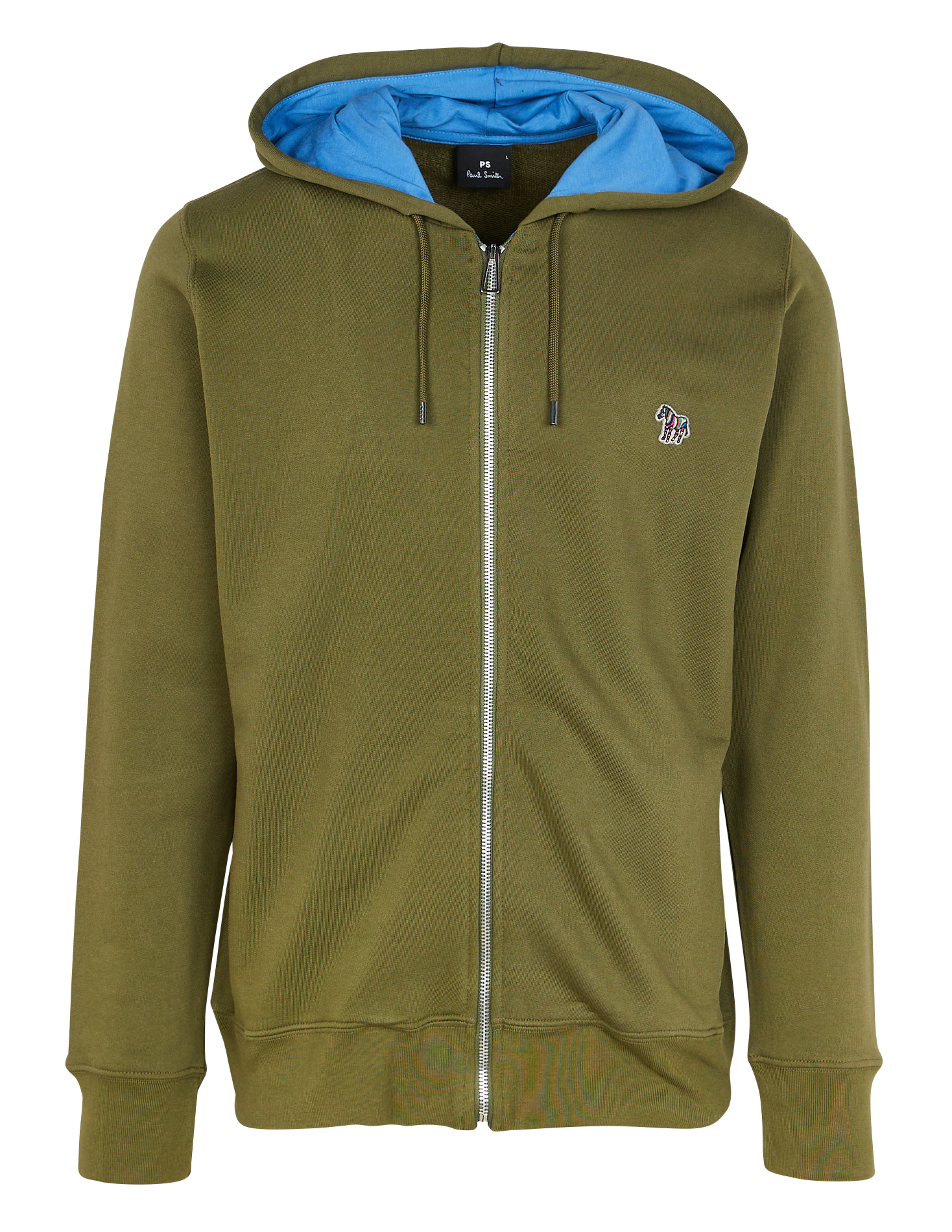 Sweat zippé en coton organique | Vert
