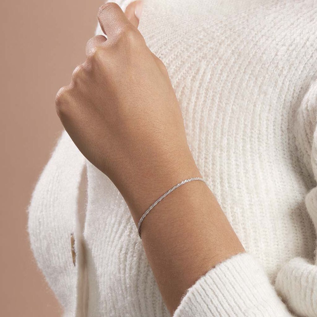 Bracelet Helaine Argent Blanc
