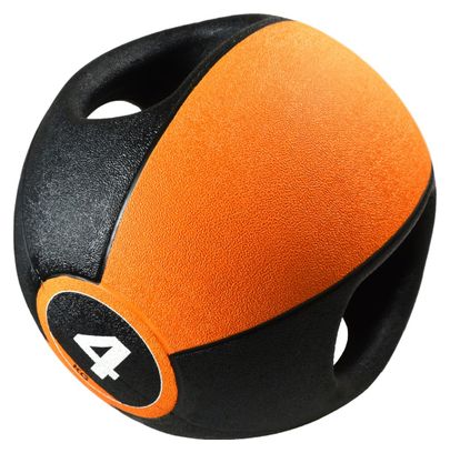 Pure2Improve Ballon médicinal avec poignées 4 kg Orange