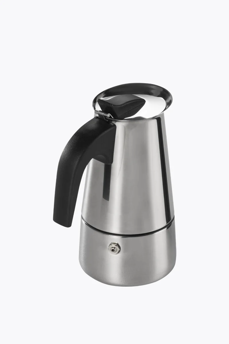 Xavax Espressokocher Edelstahl für 4 Tassen