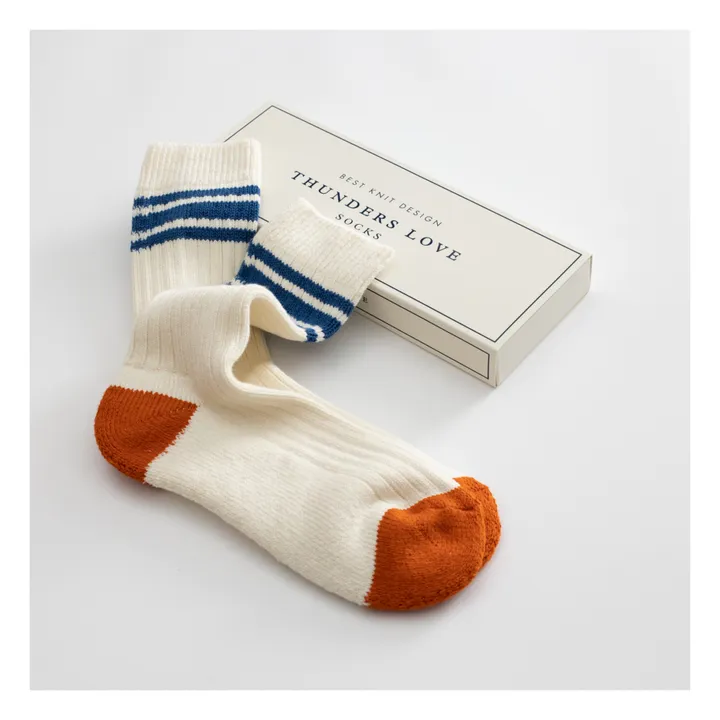 Thunders Love Chaussettes Nautical Turn Beach Breack | Ecru